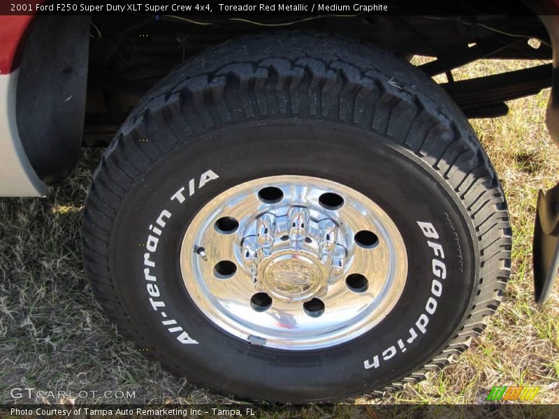 Toreador Red Metallic / Medium Graphite 2001 Ford F250 Super Duty XLT Super Crew 4x4