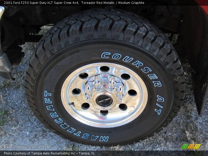 Toreador Red Metallic / Medium Graphite 2001 Ford F250 Super Duty XLT Super Crew 4x4