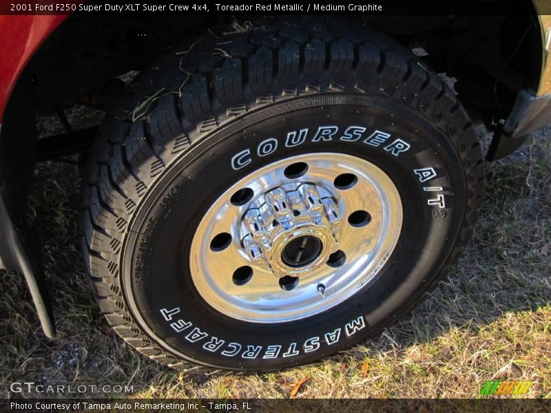 Toreador Red Metallic / Medium Graphite 2001 Ford F250 Super Duty XLT Super Crew 4x4