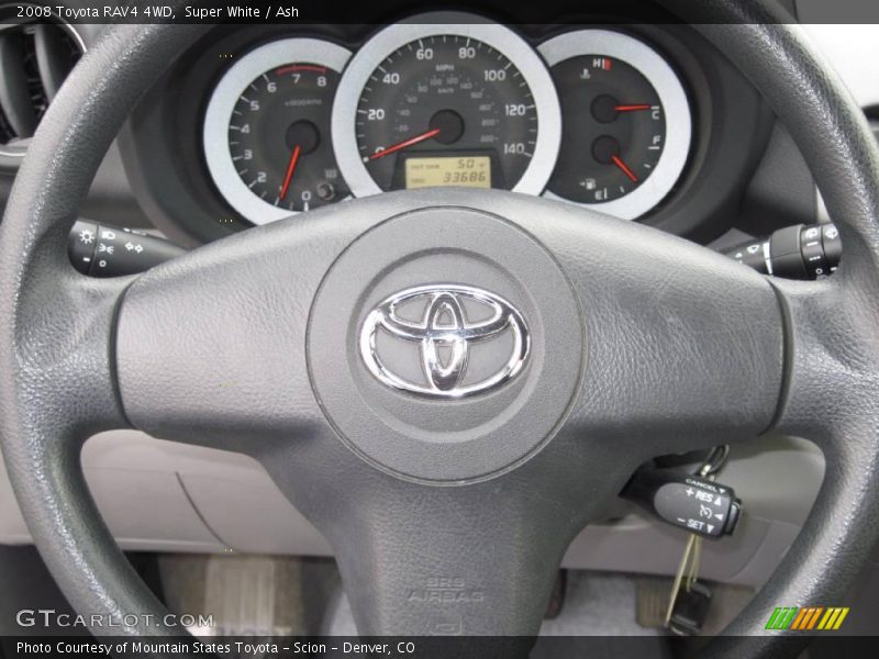 Super White / Ash 2008 Toyota RAV4 4WD
