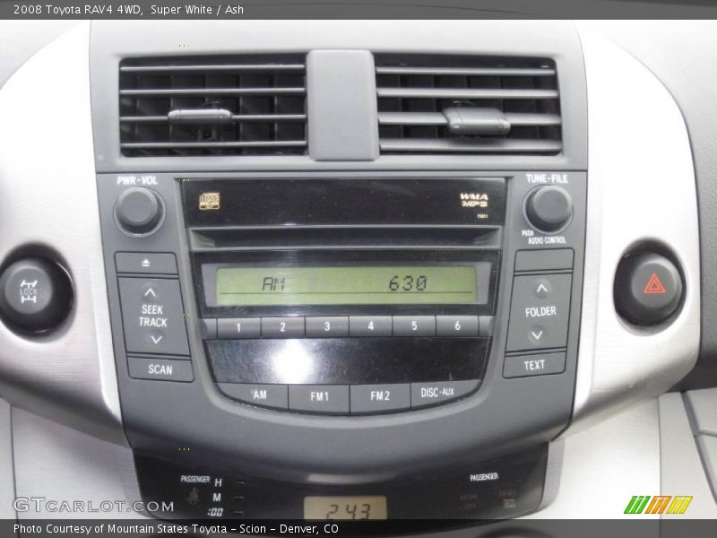 Super White / Ash 2008 Toyota RAV4 4WD