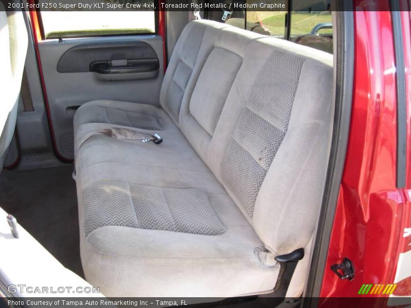 Toreador Red Metallic / Medium Graphite 2001 Ford F250 Super Duty XLT Super Crew 4x4