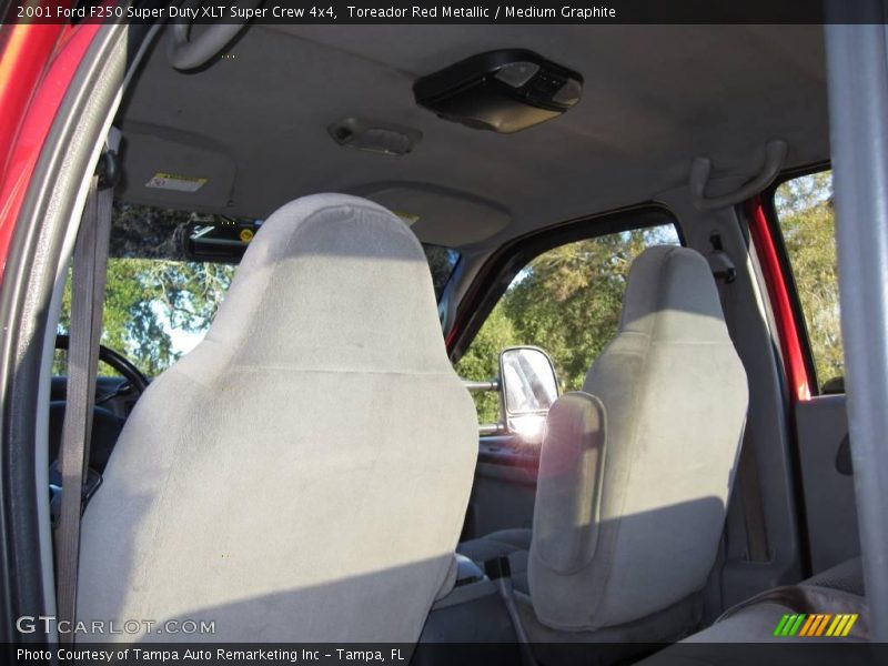 Toreador Red Metallic / Medium Graphite 2001 Ford F250 Super Duty XLT Super Crew 4x4