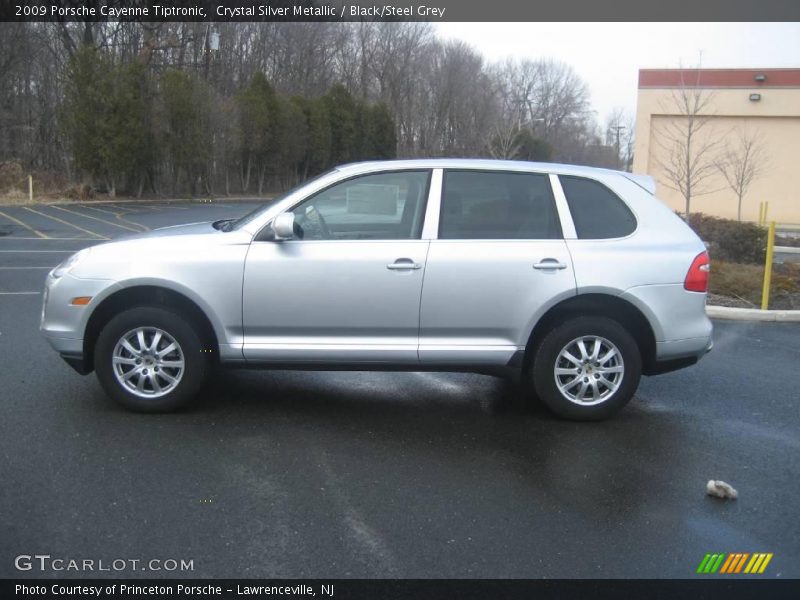 Crystal Silver Metallic / Black/Steel Grey 2009 Porsche Cayenne Tiptronic