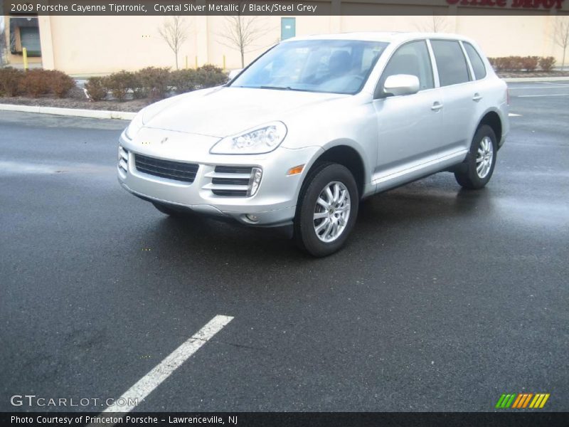 Crystal Silver Metallic / Black/Steel Grey 2009 Porsche Cayenne Tiptronic