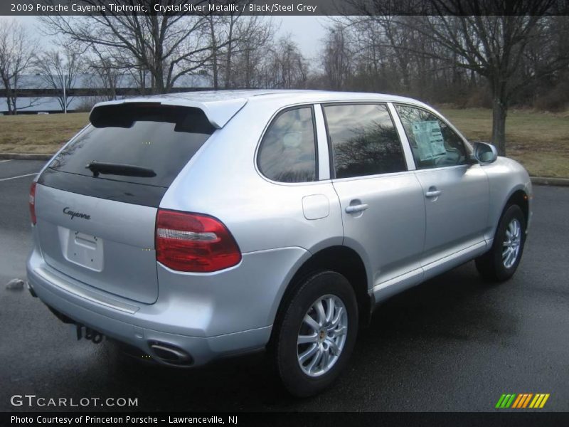 Crystal Silver Metallic / Black/Steel Grey 2009 Porsche Cayenne Tiptronic
