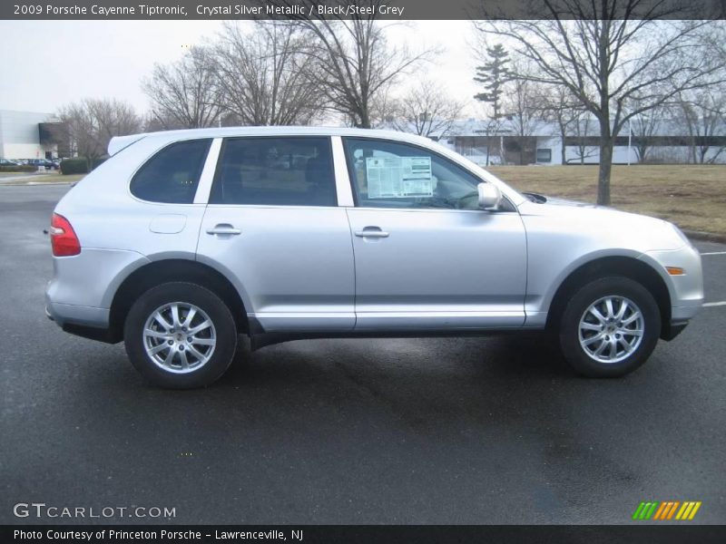 Crystal Silver Metallic / Black/Steel Grey 2009 Porsche Cayenne Tiptronic
