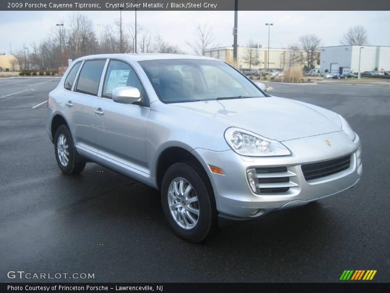Crystal Silver Metallic / Black/Steel Grey 2009 Porsche Cayenne Tiptronic