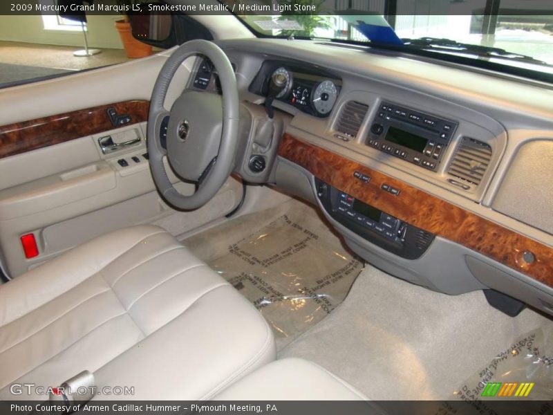 Smokestone Metallic / Medium Light Stone 2009 Mercury Grand Marquis LS