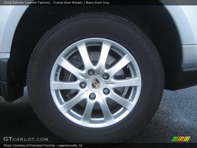 Crystal Silver Metallic / Black/Steel Grey 2009 Porsche Cayenne Tiptronic