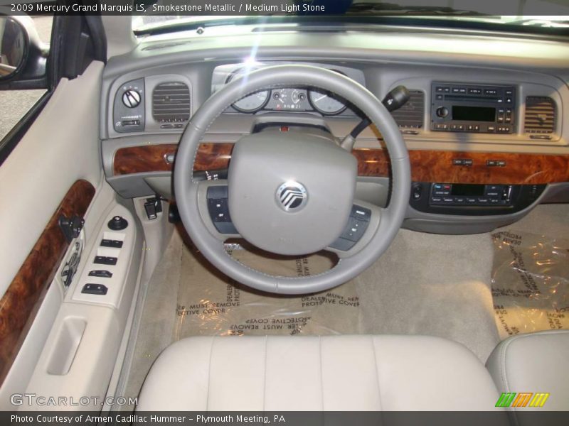 Smokestone Metallic / Medium Light Stone 2009 Mercury Grand Marquis LS