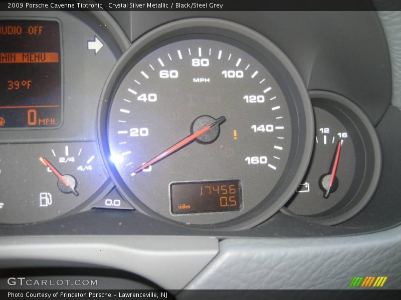 Crystal Silver Metallic / Black/Steel Grey 2009 Porsche Cayenne Tiptronic