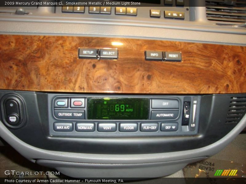 Smokestone Metallic / Medium Light Stone 2009 Mercury Grand Marquis LS