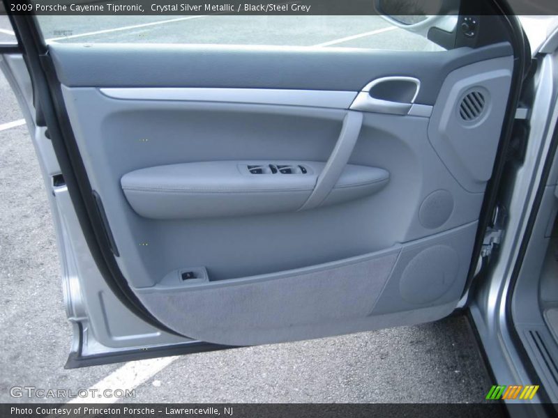 Crystal Silver Metallic / Black/Steel Grey 2009 Porsche Cayenne Tiptronic