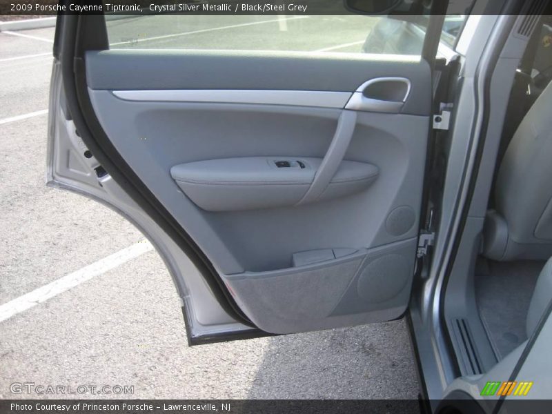 Crystal Silver Metallic / Black/Steel Grey 2009 Porsche Cayenne Tiptronic