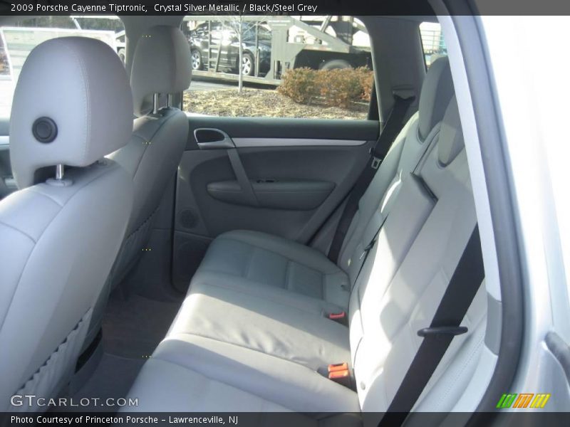 Crystal Silver Metallic / Black/Steel Grey 2009 Porsche Cayenne Tiptronic