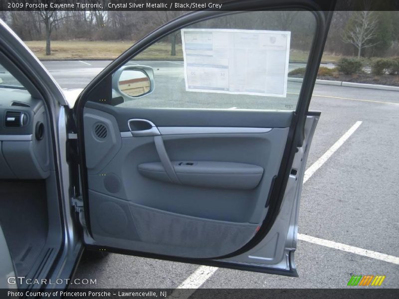 Crystal Silver Metallic / Black/Steel Grey 2009 Porsche Cayenne Tiptronic