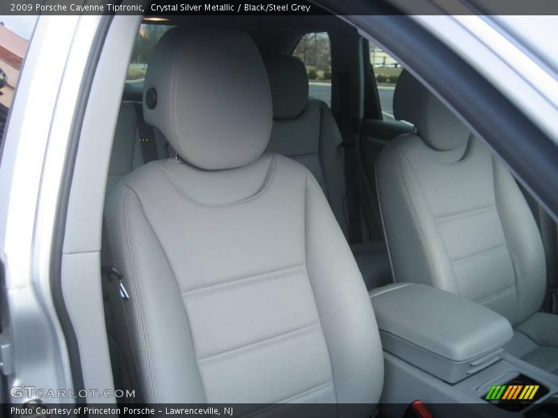 Crystal Silver Metallic / Black/Steel Grey 2009 Porsche Cayenne Tiptronic