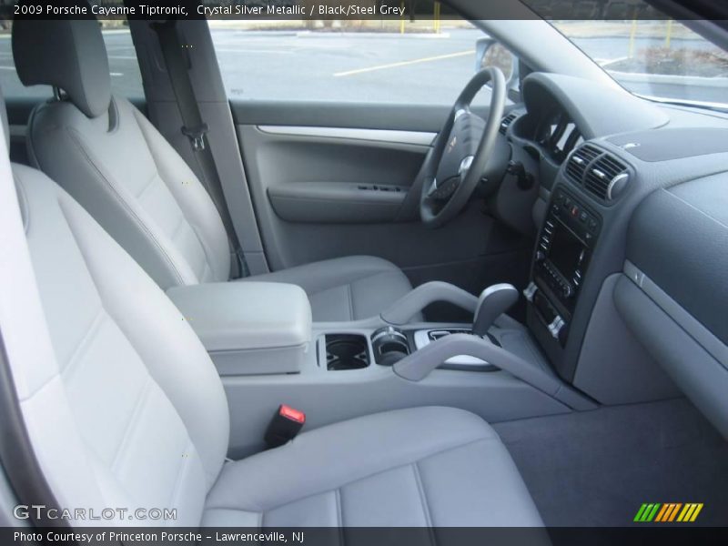 Crystal Silver Metallic / Black/Steel Grey 2009 Porsche Cayenne Tiptronic