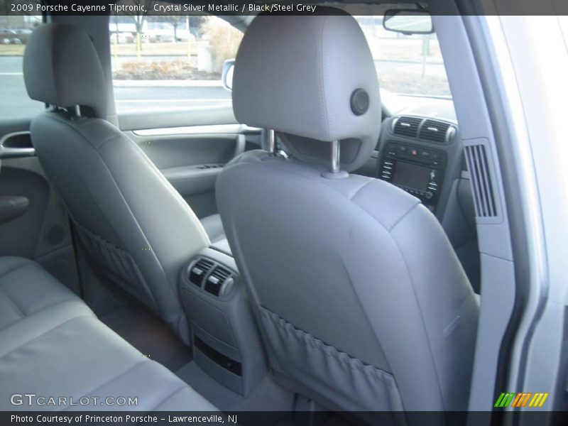 Crystal Silver Metallic / Black/Steel Grey 2009 Porsche Cayenne Tiptronic