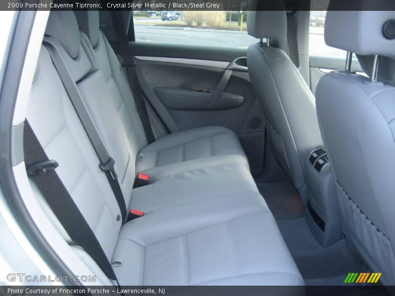 Crystal Silver Metallic / Black/Steel Grey 2009 Porsche Cayenne Tiptronic