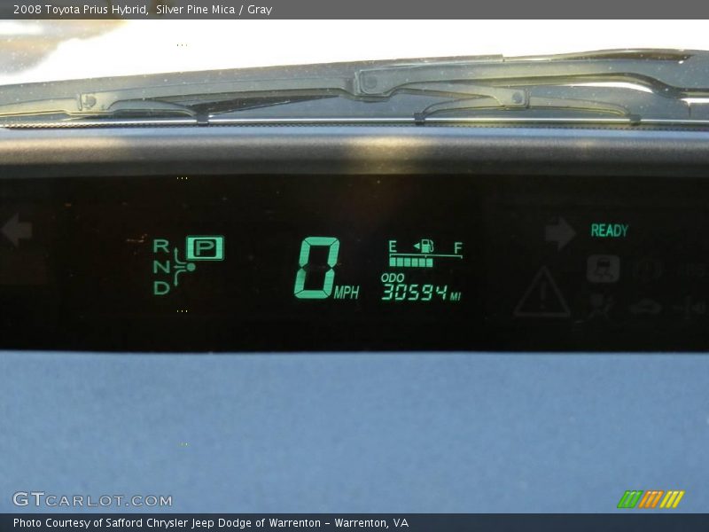 Silver Pine Mica / Gray 2008 Toyota Prius Hybrid