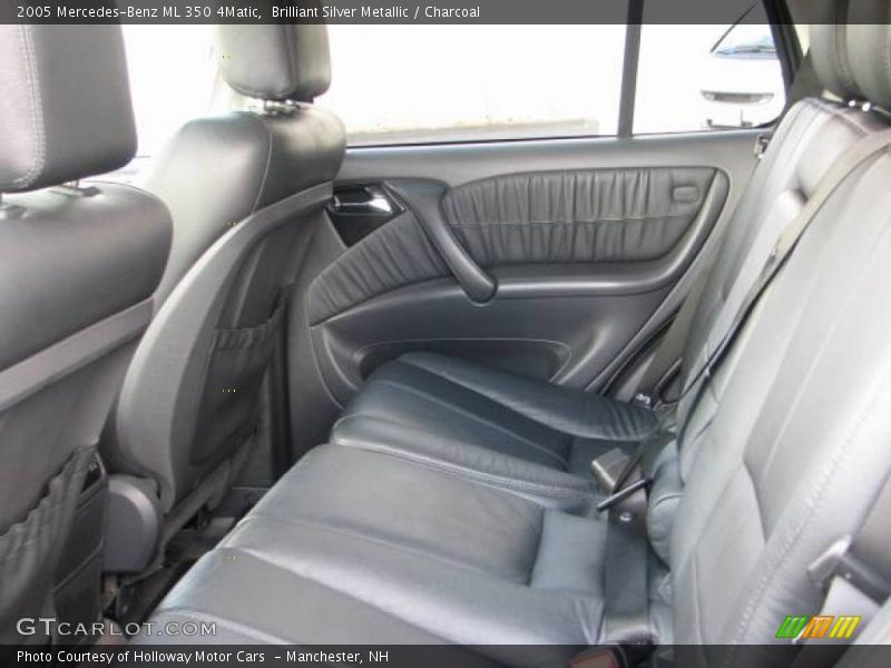 Brilliant Silver Metallic / Charcoal 2005 Mercedes-Benz ML 350 4Matic