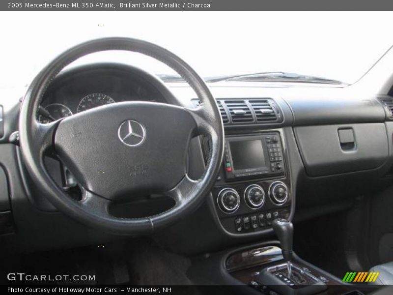 Brilliant Silver Metallic / Charcoal 2005 Mercedes-Benz ML 350 4Matic