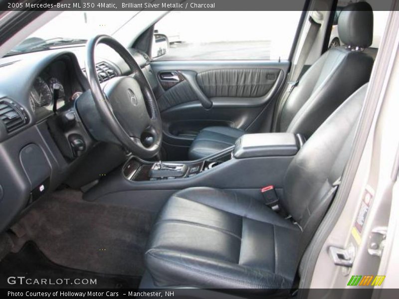 Brilliant Silver Metallic / Charcoal 2005 Mercedes-Benz ML 350 4Matic
