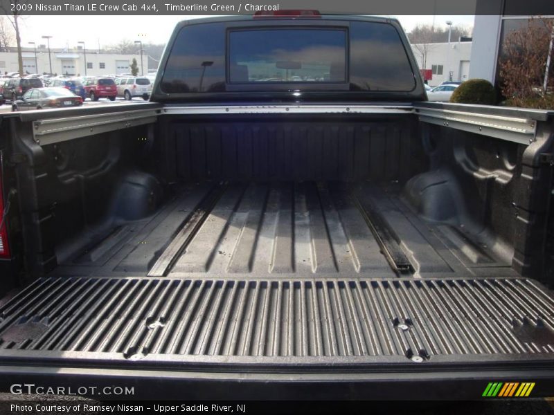 Timberline Green / Charcoal 2009 Nissan Titan LE Crew Cab 4x4
