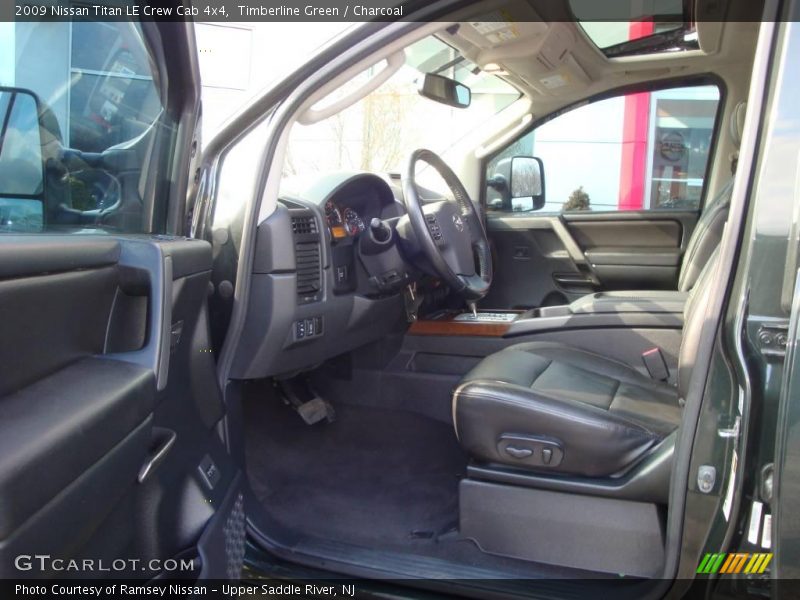 Timberline Green / Charcoal 2009 Nissan Titan LE Crew Cab 4x4