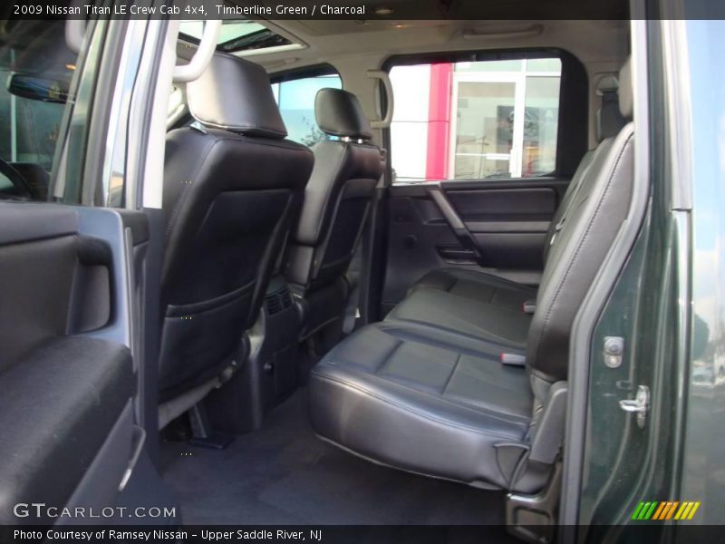 Timberline Green / Charcoal 2009 Nissan Titan LE Crew Cab 4x4