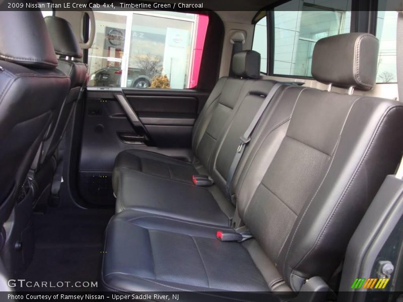 Timberline Green / Charcoal 2009 Nissan Titan LE Crew Cab 4x4