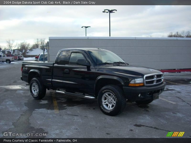 Black / Dark Slate Gray 2004 Dodge Dakota Sport Club Cab 4x4