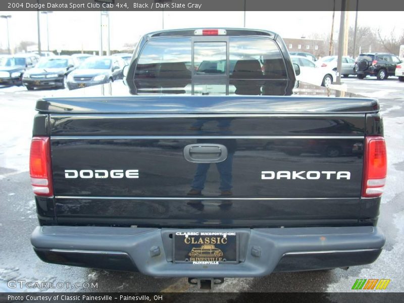 Black / Dark Slate Gray 2004 Dodge Dakota Sport Club Cab 4x4
