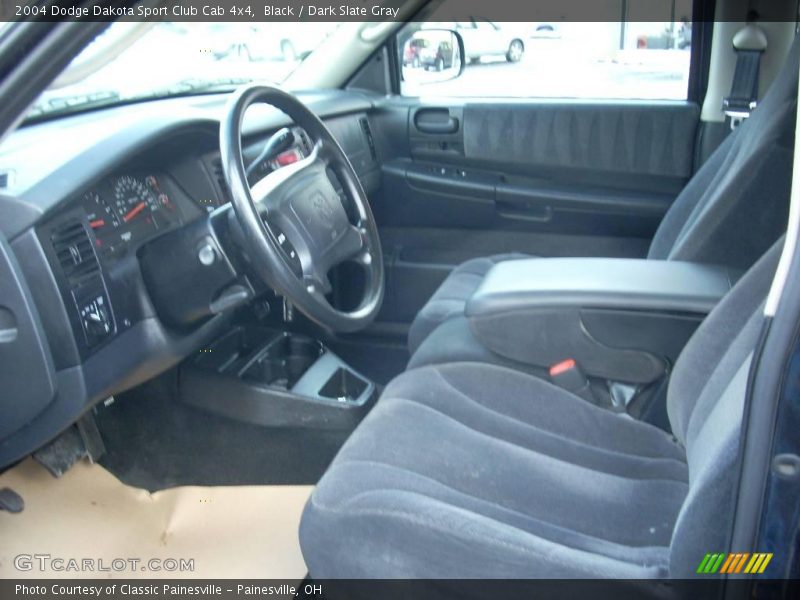 Black / Dark Slate Gray 2004 Dodge Dakota Sport Club Cab 4x4