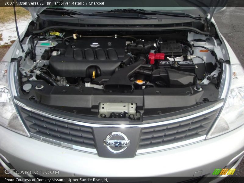 Brilliant Silver Metallic / Charcoal 2007 Nissan Versa SL