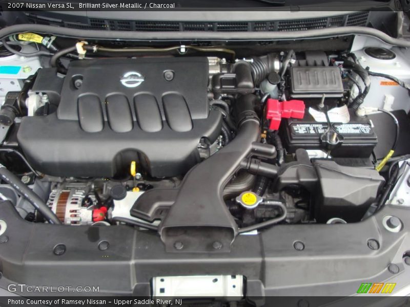 Brilliant Silver Metallic / Charcoal 2007 Nissan Versa SL