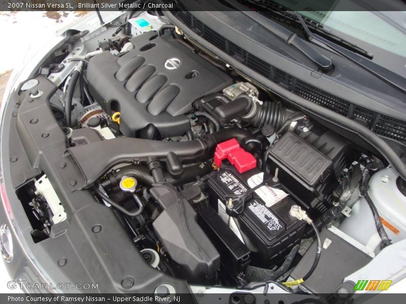 Brilliant Silver Metallic / Charcoal 2007 Nissan Versa SL