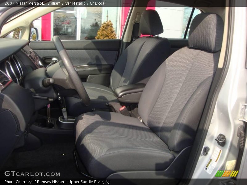 Brilliant Silver Metallic / Charcoal 2007 Nissan Versa SL