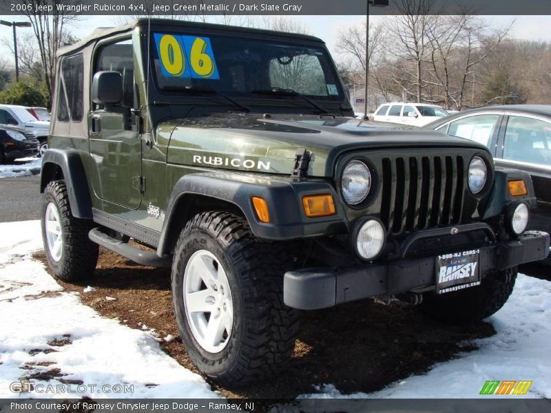 Jeep Green Metallic / Dark Slate Gray 2006 Jeep Wrangler Rubicon 4x4