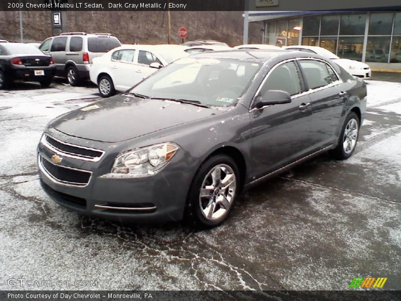 Dark Gray Metallic / Ebony 2009 Chevrolet Malibu LT Sedan