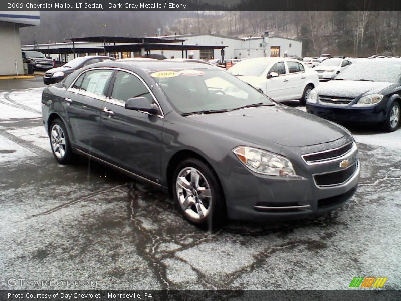 Dark Gray Metallic / Ebony 2009 Chevrolet Malibu LT Sedan