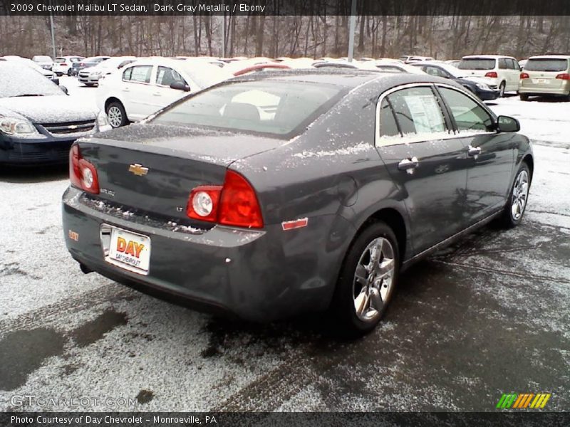 Dark Gray Metallic / Ebony 2009 Chevrolet Malibu LT Sedan