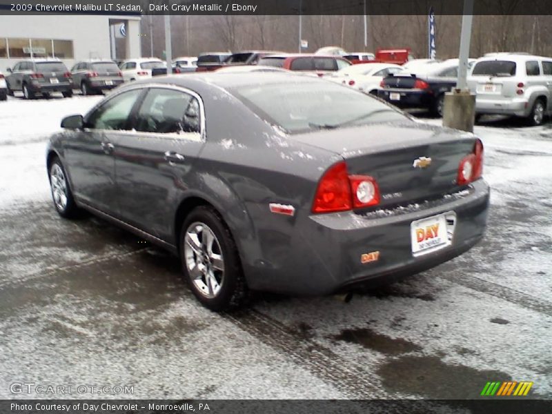 Dark Gray Metallic / Ebony 2009 Chevrolet Malibu LT Sedan