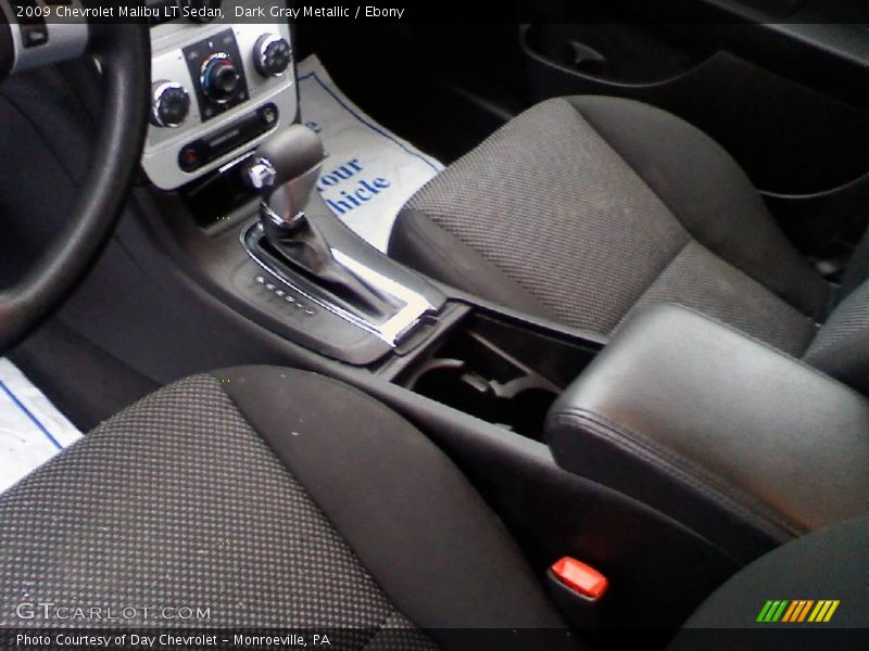 Dark Gray Metallic / Ebony 2009 Chevrolet Malibu LT Sedan