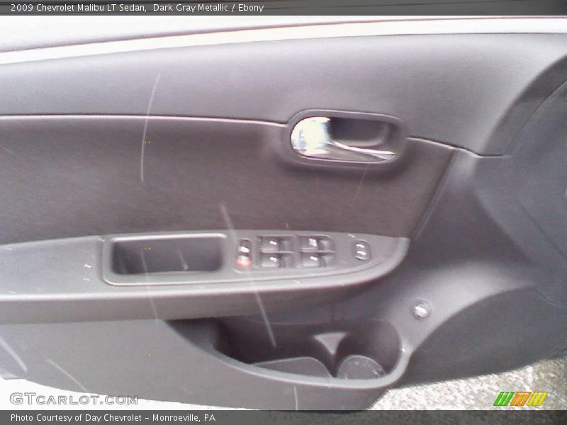Dark Gray Metallic / Ebony 2009 Chevrolet Malibu LT Sedan