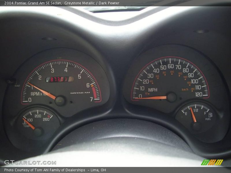 Greystone Metallic / Dark Pewter 2004 Pontiac Grand Am SE Sedan