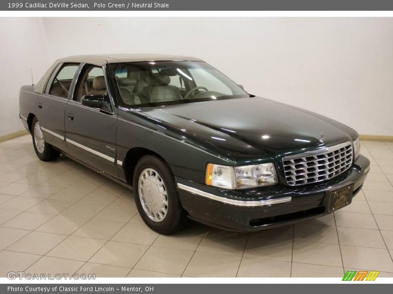 Polo Green / Neutral Shale 1999 Cadillac DeVille Sedan