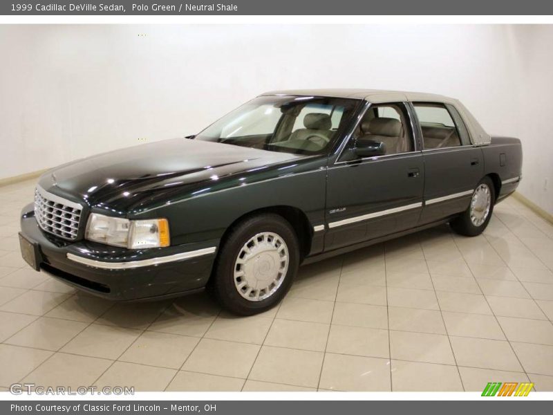 Polo Green / Neutral Shale 1999 Cadillac DeVille Sedan